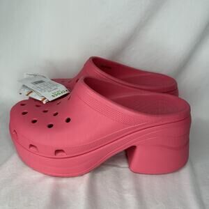 Crocs SIREN CLOG High-heeled Platform Stylish Barbie-core Women’s Size 12